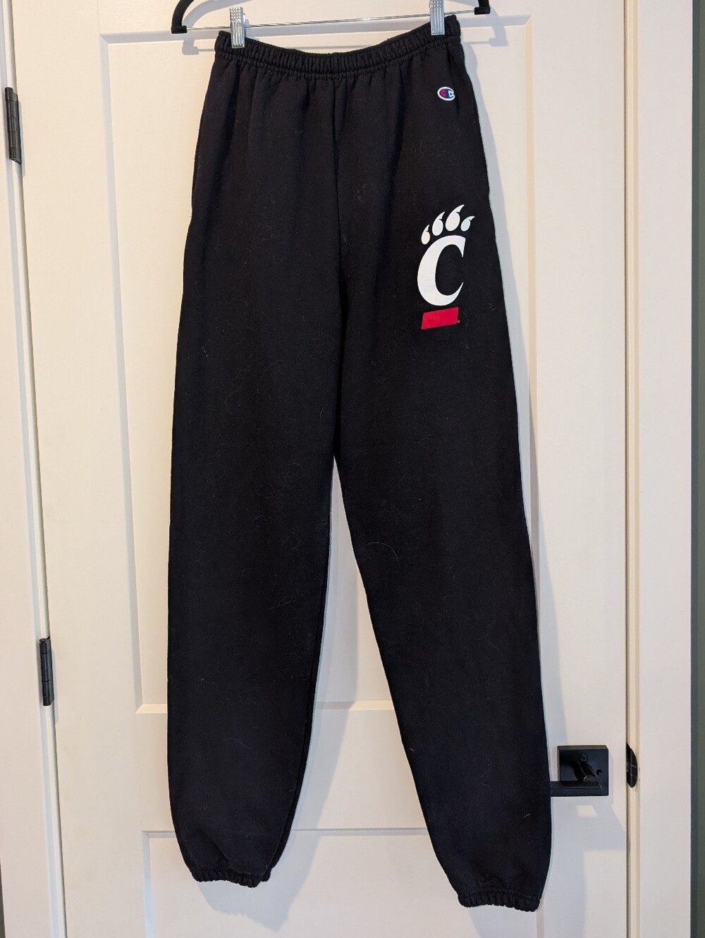 University of Cincinnati Bearcats Black Jogger Sweatpants